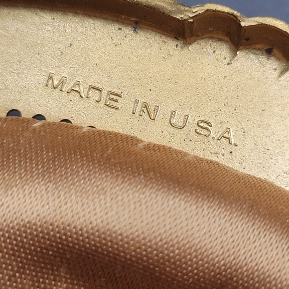 VTG Whiting & Davis Mesh Handbag with Rhinestone Clasp - Picture 9 of 16